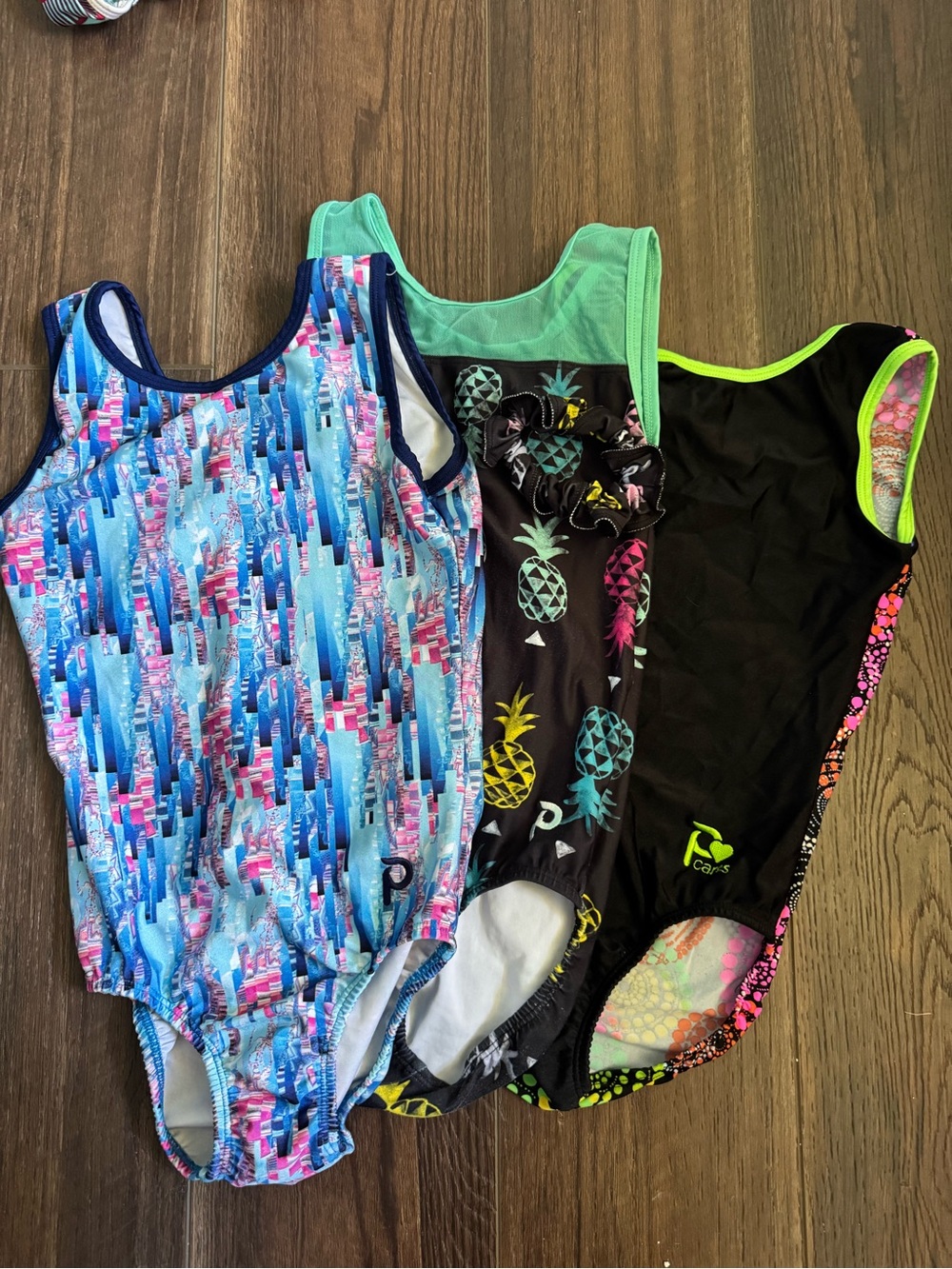 Bundle of 3 Plum gymnastics leotards
